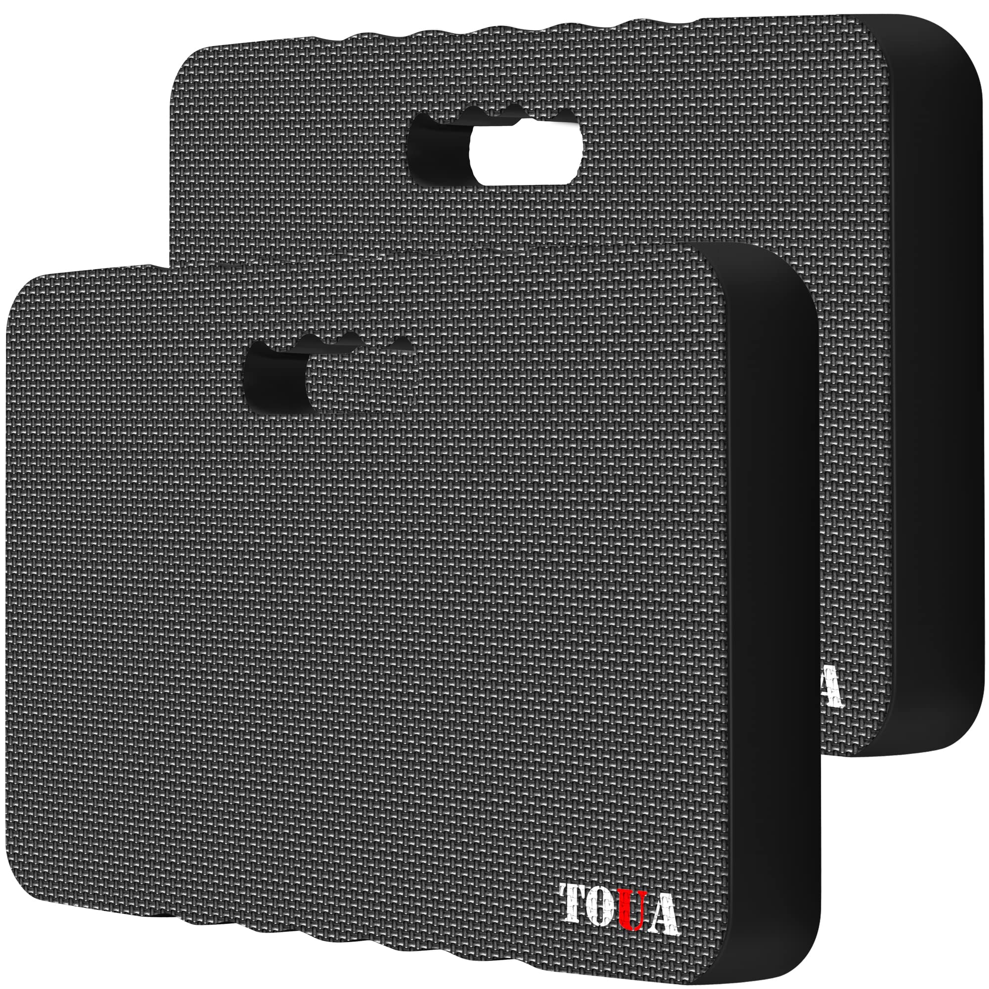 Photo 1 of TOUA Kneeling Pad Thick Extra Large High Density Foam Kneeler Pad Mat for Gardening Yoga Exercise Bath (Black 2 Pack)