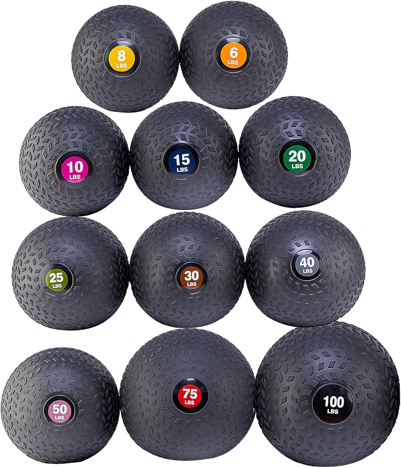 BalanceFrom Workout Exercise Fitness Weighted Medicine Ball, Wall Ball and Slam Ball, Multicolor : Sports & Outdoors