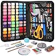 Coquimbo Sewing Kit Gifts for Grandma, Mom, Adults, Kids, Beginner, Home Traveler, Emergency, Portable Sewing Supplies Contains Soft Tape Measure, Scissors, Thread, Sewing Needles etc