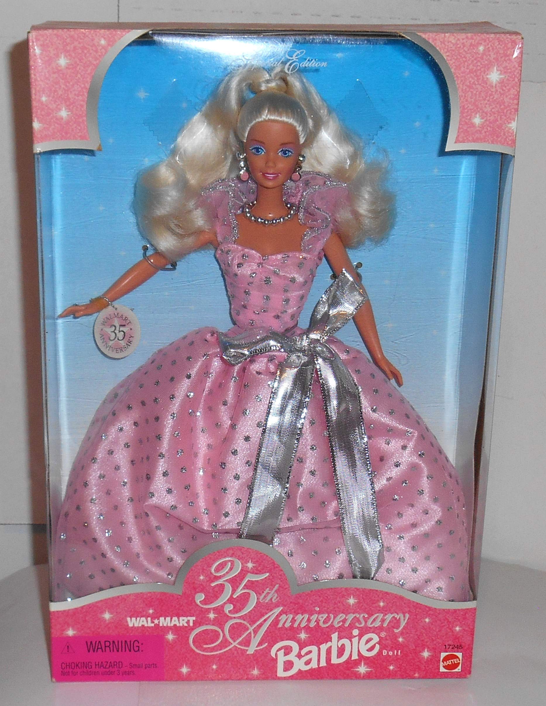 Photo 1 of 35th Anniversary Barbie Doll 1997 Walmart Special Edition