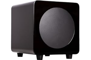 Kanto SUB6 6-Inch Powered Subwoofer, Gloss Black