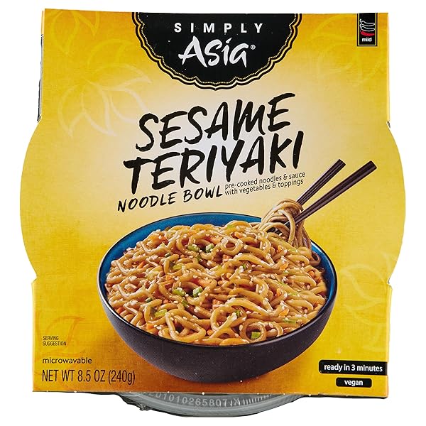 SIMPLY ASIA SESAME TERIYAKI NOODLE BOWL, 8.5 OZ