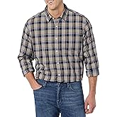 Amazon Essentials Men's Long-Sleeve Regular-fit Stretch Poplin Shirt