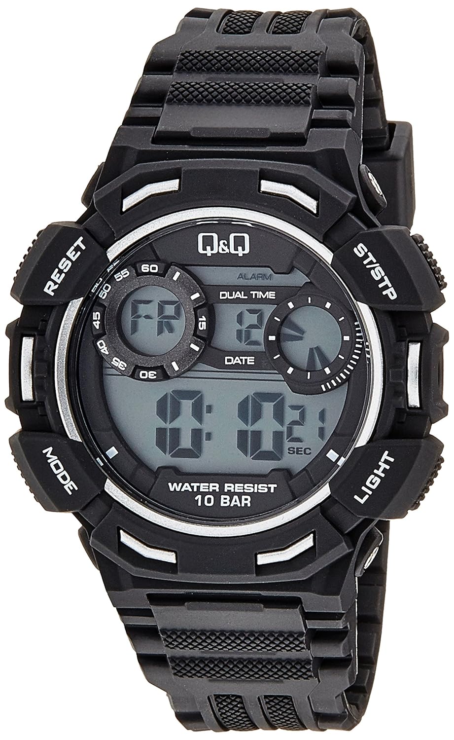 Buy Q&Q Digital Grey Dial Men's Watches M148J004Y Online at Low