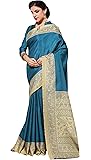 Silk Saree (2Klm8502-B_Blue)
