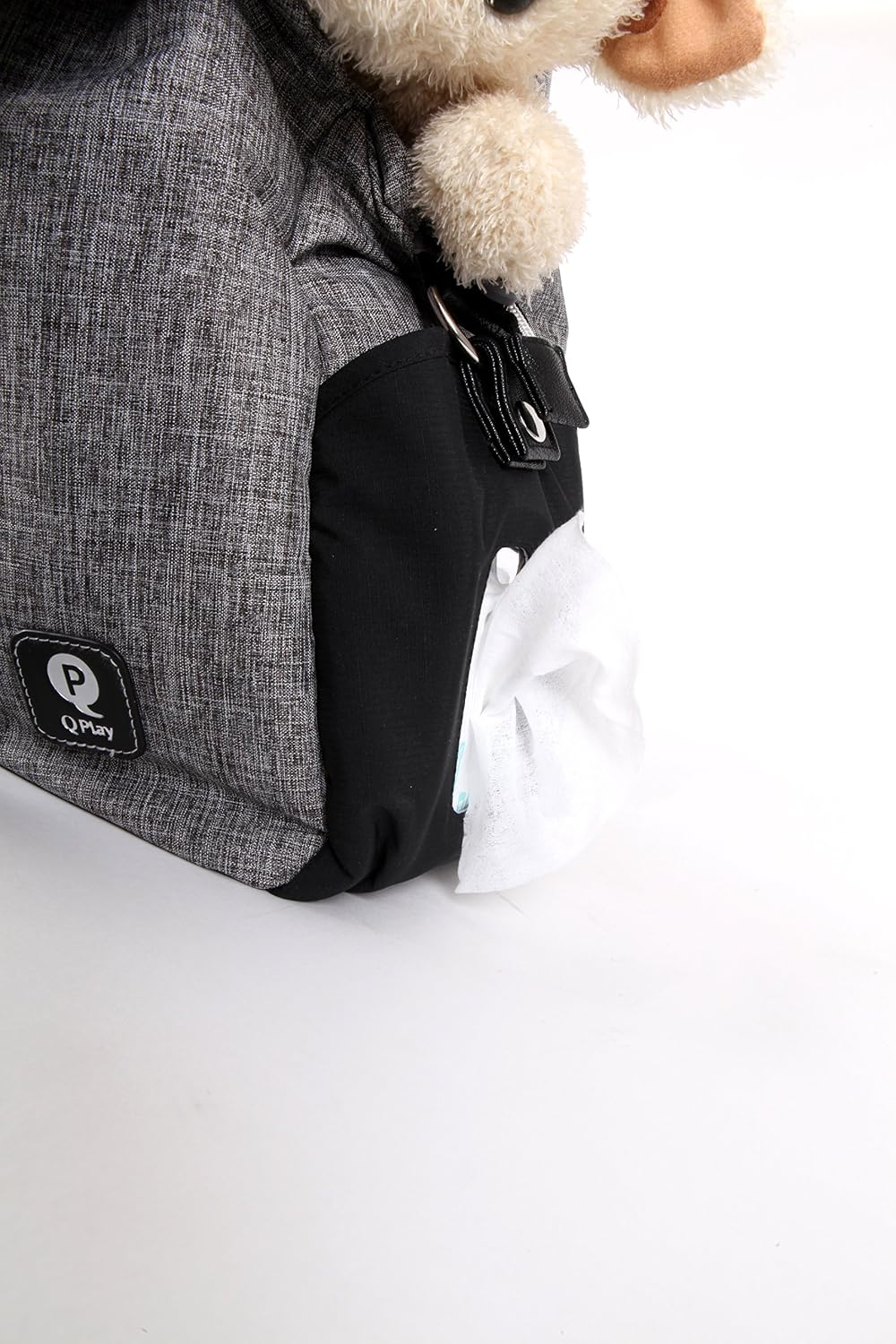 Qplay Unisex Carry Bags, Gray - Image 3