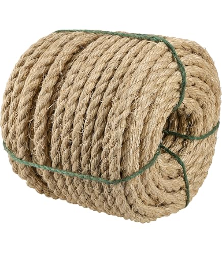 DIY Jute Rope Macrame Cord Jute Rope,1/2 Inch Natural Hemp Rope,Twisted ...