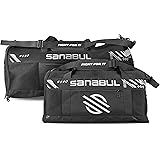 Sanabul Lab Series Mesh Duffel Gym Bag (Black/White, Standard)