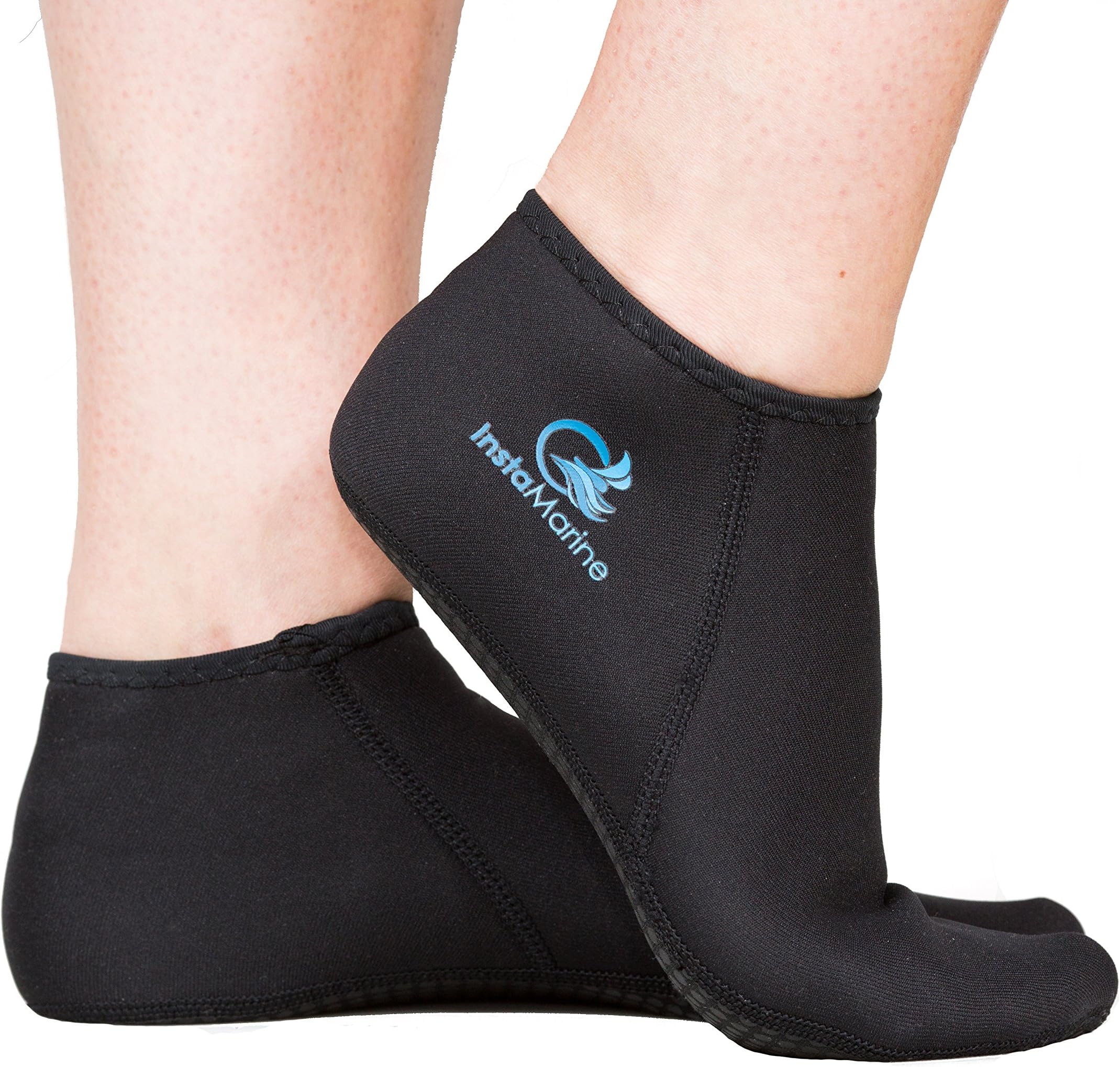 InstaMarine Premium Neoprene Water Fin Sock Perfect for Water Sports, Snorkeling, Diving, Swimming
