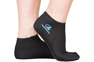 InstaMarine Premium Neoprene Socks Water Fin Sock Perfect for Water Sports, Snorkeling, Diving, Swimming