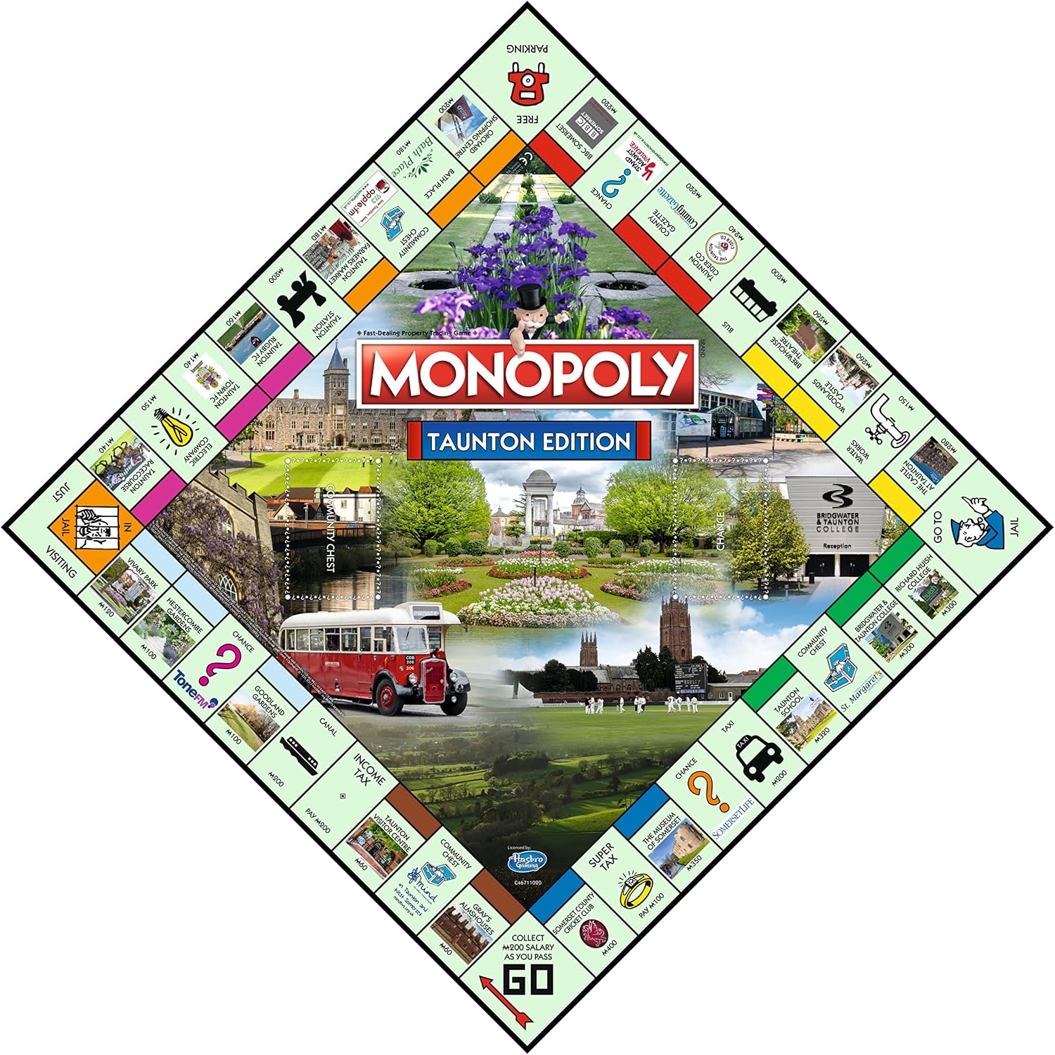 Winning Moves Taunton Monopoly Board Game, Buy and Sell Somerset County Cricket Club, The Museum of Somerset - Image 3