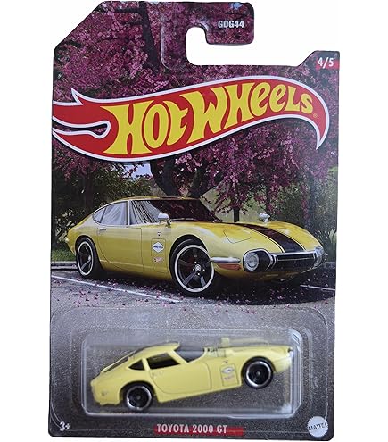 Amazon.com: Hot Wheels Toyota 2000 GT, Yellow 4/5 : Toys & Games