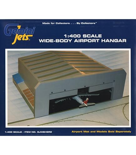 Amazon.com: Gemini Jets Wide-Body Airport Hangar 1:400 Scale