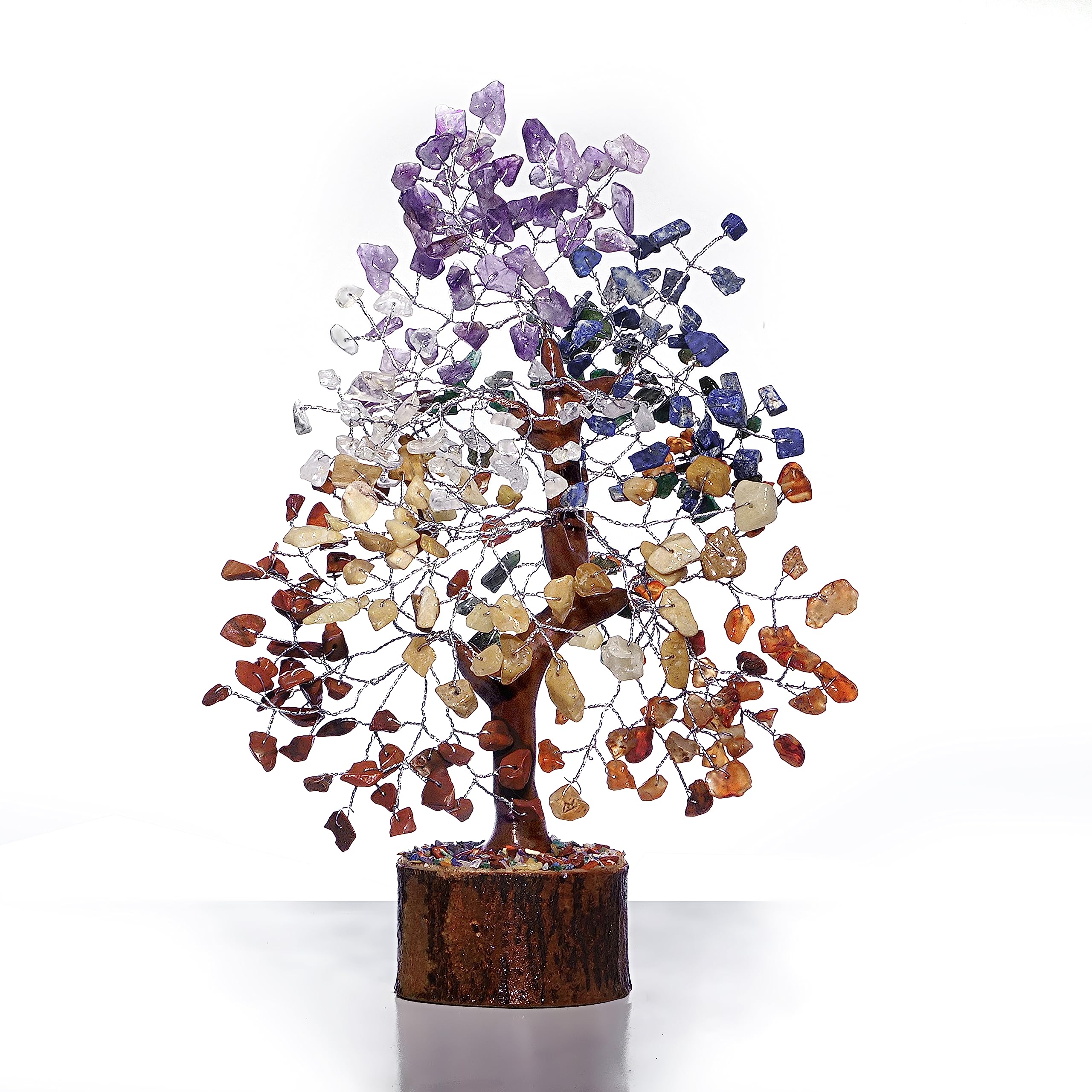 Crystal Tree Bonsai - Tree of Life: New Home Decorative Accessories - Healing Crystals & Gemstones - Feng Shui Gemstone Decor - Spiritual Artificial Trees - Housewarming Gifts