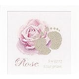 Thea Gouverneur Kreuzstich-Set Vogelhaus - Aida Stoff 18 Count, Komplettset Mit DMC Garn & Nadel