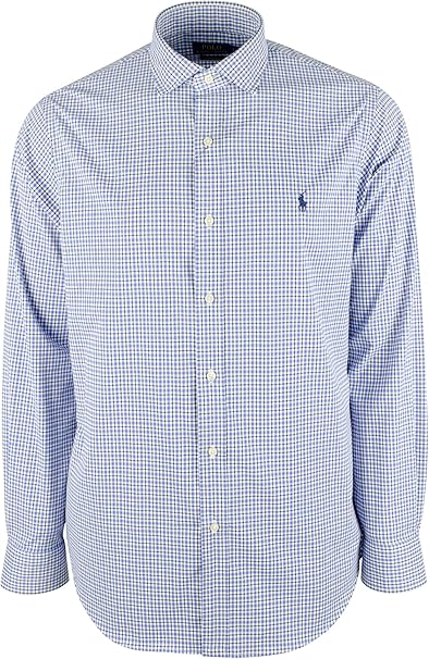 polo ralph lauren men's classic fit stretch poplin shirt