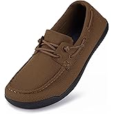 WHITIN Women's Wide Slip-on Barefoot Shoes | Lace-Up Casual Boat Shoes & Moc-Toe Loafers