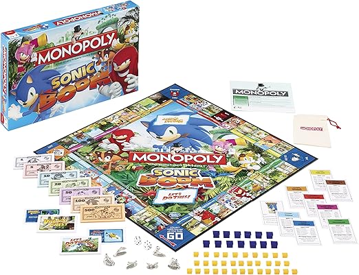 Sonic Boom Monopoly Juego de Mesa Standard: Amazon.es: Juguetes y juegos