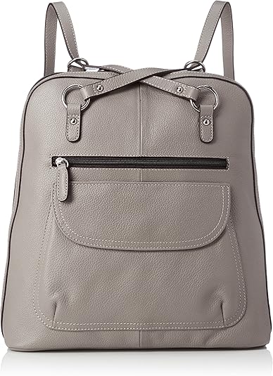 Amazon Co Jp ビアンコ 2wayリュックサック 牛革2wayリュック 収納 レザー リュック ショルダー 通勤 トラベル デイリー グレー シューズ バッグ