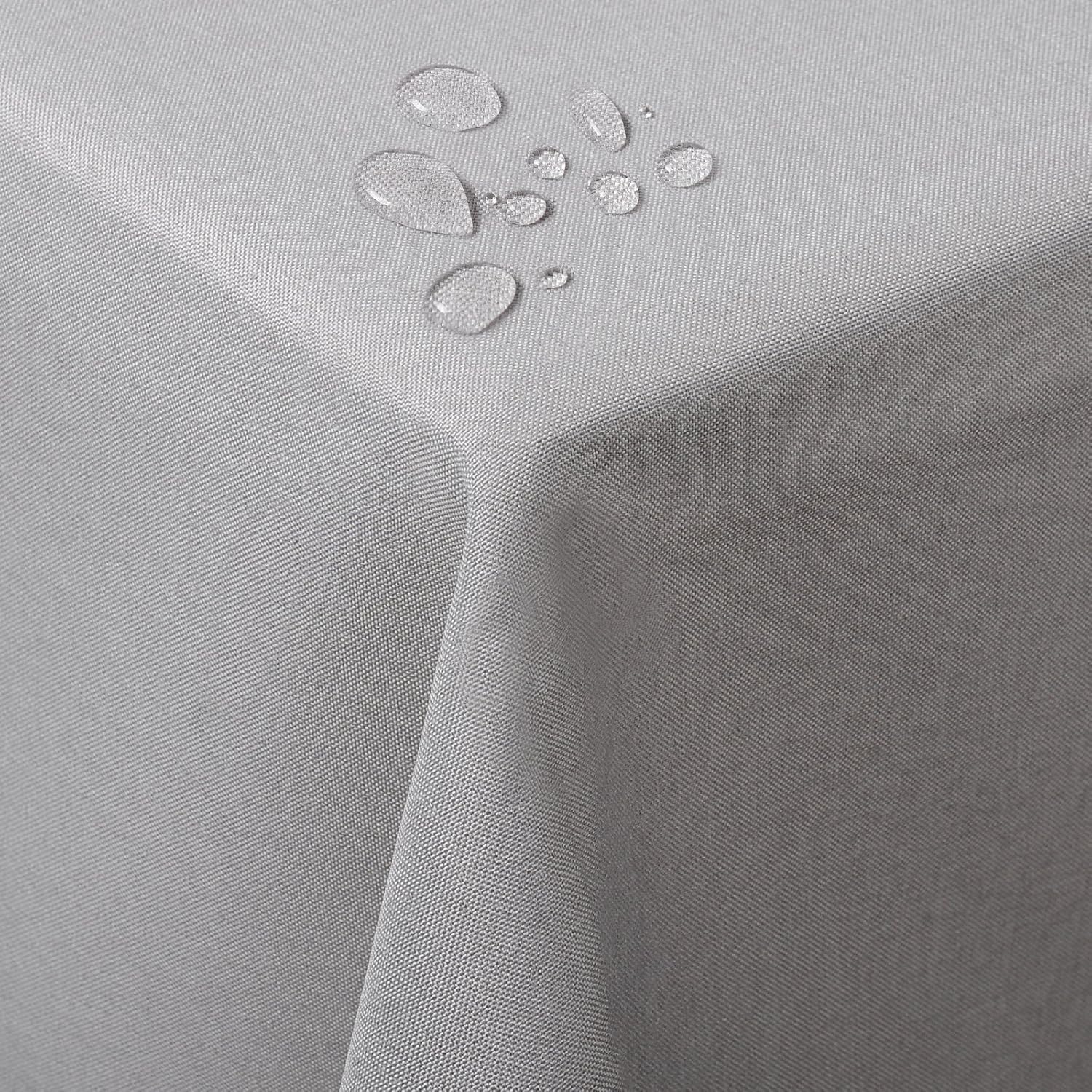 WOLTU TD3043hgr Table Cover Cloth in Linen Look Tablecloth Square Shape