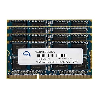 OWC 16GB (2 x 8GB) 1867 MHZ DDR3 SO-DIMM PC3-14900 204 Pin CL11 Memory Upgrade, (OWC1867DDR3S16P)
