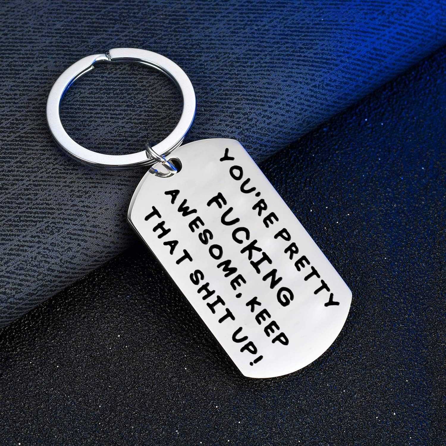 BESPMOSP Inspirational Key Rings Funny Men Best Friends Coworker Keychain You are Awesome Keychain Inspirational Keyring Graduation Birthday Gift for Colleague Boss Men Women Friends (Style4) - Image 5
