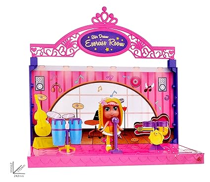 Toyshine DIY Exercise Room Doll House Toy, Role Play House, Toy for Girls