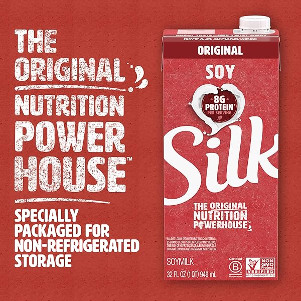 SILK SOYMILK, ORIGINAL, 1 QUART