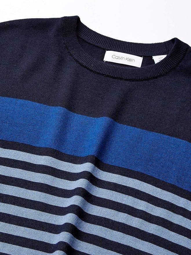 断码 Calvin Klein 卡尔文克莱因 CK 美利奴羊毛 男式圆领毛衣 针织衫 2.2折.93 海淘转运到手¥183