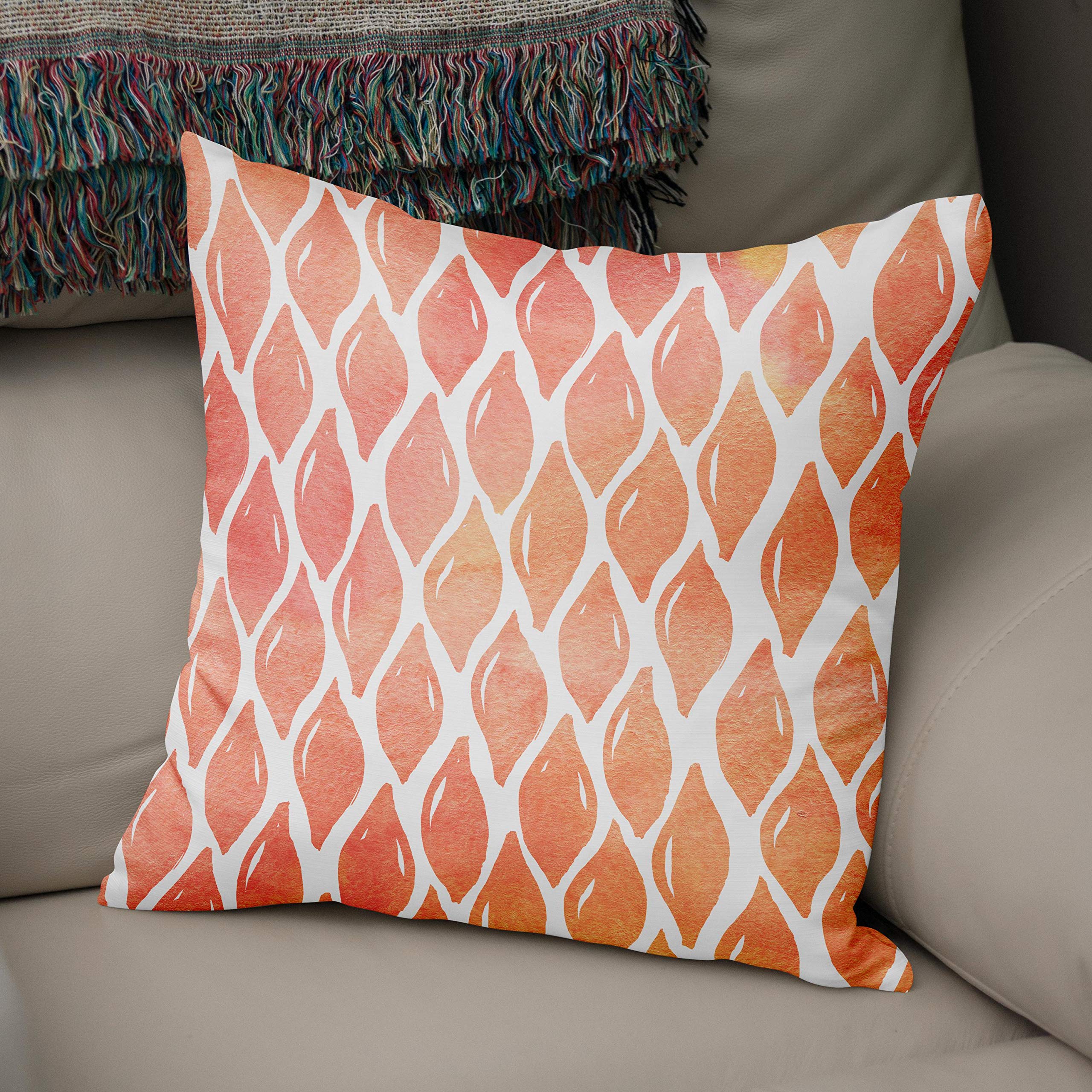 Bonamaison, Decorative Cushion Cover - 50% Cotton 50% Polyester - 43x43cm - Designed and Manufactured in Turkey
