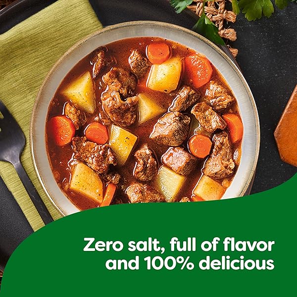 KNORR ZERO SALT POWDER BOUILLON NATURAL BEEF FLAVOR BOUILLON FOR SAUCES, GRAVIES AND SOUPS, WITH NO ARTIFICIAL FLAVORS OR PRESERVATIVES 2.6 OZ