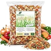 2 Pound Big Bag-Vegetable Soup Blend Dried Dehydrated Vegetable Flakes To Make Ramen Noodle or Simple Vegetable Soup