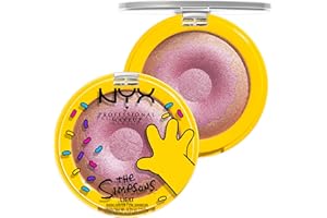 NYX Professional Makeup, Simpsons, Homer Simpson Donut Highlighter, Frosted & Buttery, Shade: Donut Mind If I Do