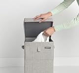 Brabantia Stackable Laundry Box 9.2 Gal 35L Light Gray view 3