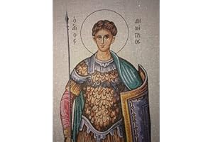 GOBELIN L Printed Canvas or Threads for Tapestry Embroidery Needlepoint (Canvas, Dmitrios Icon 14100)