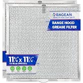 Stove Vent Filter 11.6&rdquo; x 11.2&rdquo; BPQTAF Fits Nutone Broan Range Hood Filter | Replacement S99010316 Hood Vent Filter for Oven Overhead Exhaust Fan - Aluminum Mesh Grease Screen Filters Kitchen Air (2-Pk)