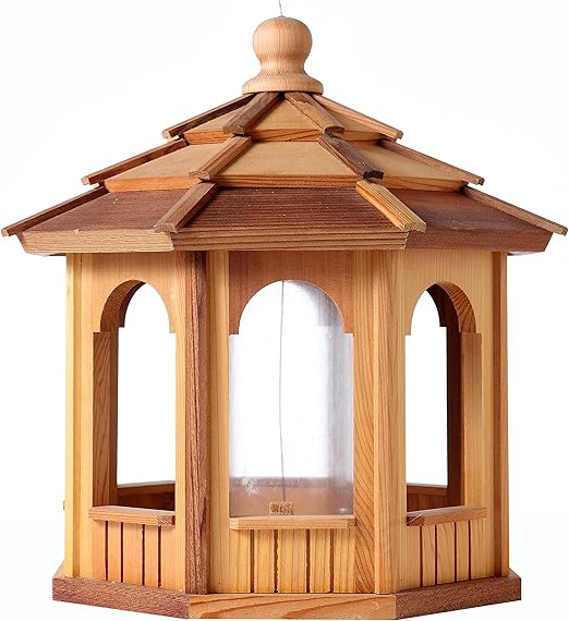 Amazon Com Cedar Birdfeeder Gazebo Octagon 16 Dia X 16