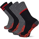 Wolverine Men's Wilderness Thermal Boot Crew Socks (4-Pairs)