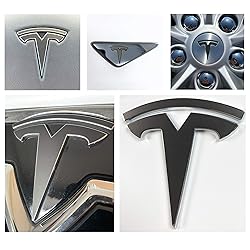Logo Decal Wrap for Tesla Model S, Nosecone, 14-pc