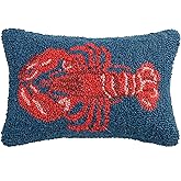 Peking Handicraft 30PA285C12OB Lobster Hook Pillow, 8X12 Throw Pillow