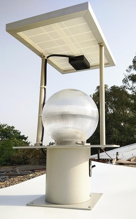 Solar Green Steel Powder Coated Gate Light (10 X 11. 5 X 16 in)