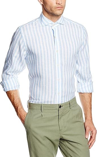 Mirto Capri Camisa, Azul, 2 para Hombre: Amazon.es: Ropa y accesorios