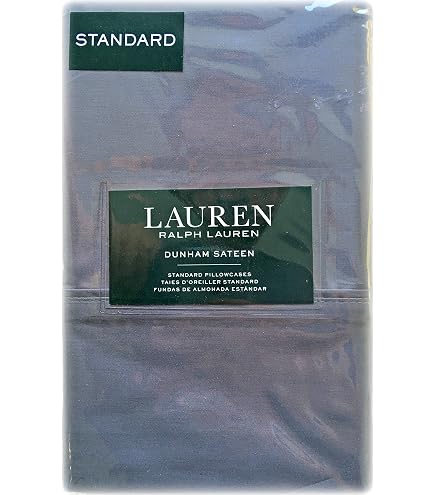 Amazon.com: Ralph Lauren Set of 2 Standard Dunham Sateen