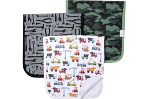 Copper Pearl Baby Burp Cloth Large 21''x10'' Size Premium Absorbent Triple Layer 3-Pack Gift Set"Diesel" (X0022VJ7CX)