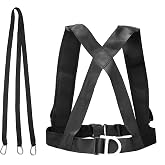 Training Sled Harness Vest with Pull Strap, Tire Pulling Resistance Speed Training