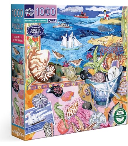 EeBoo Piece & Love: Magical Fruits Puzzle – 1000 Teile, 58x58 Cm, Quadratisch, Mit Bildreferenz, Glänzend