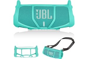 GETGEAR Silicone Cover Sleeve for JBL Charge 5 - Portable Bluetooth Speaker, Featured Design with More Protection, Best Matching in Shape and Color (Mint)