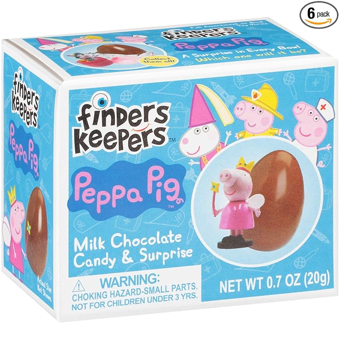 Candy Eggs With Assorted Peppa Pig Toys 