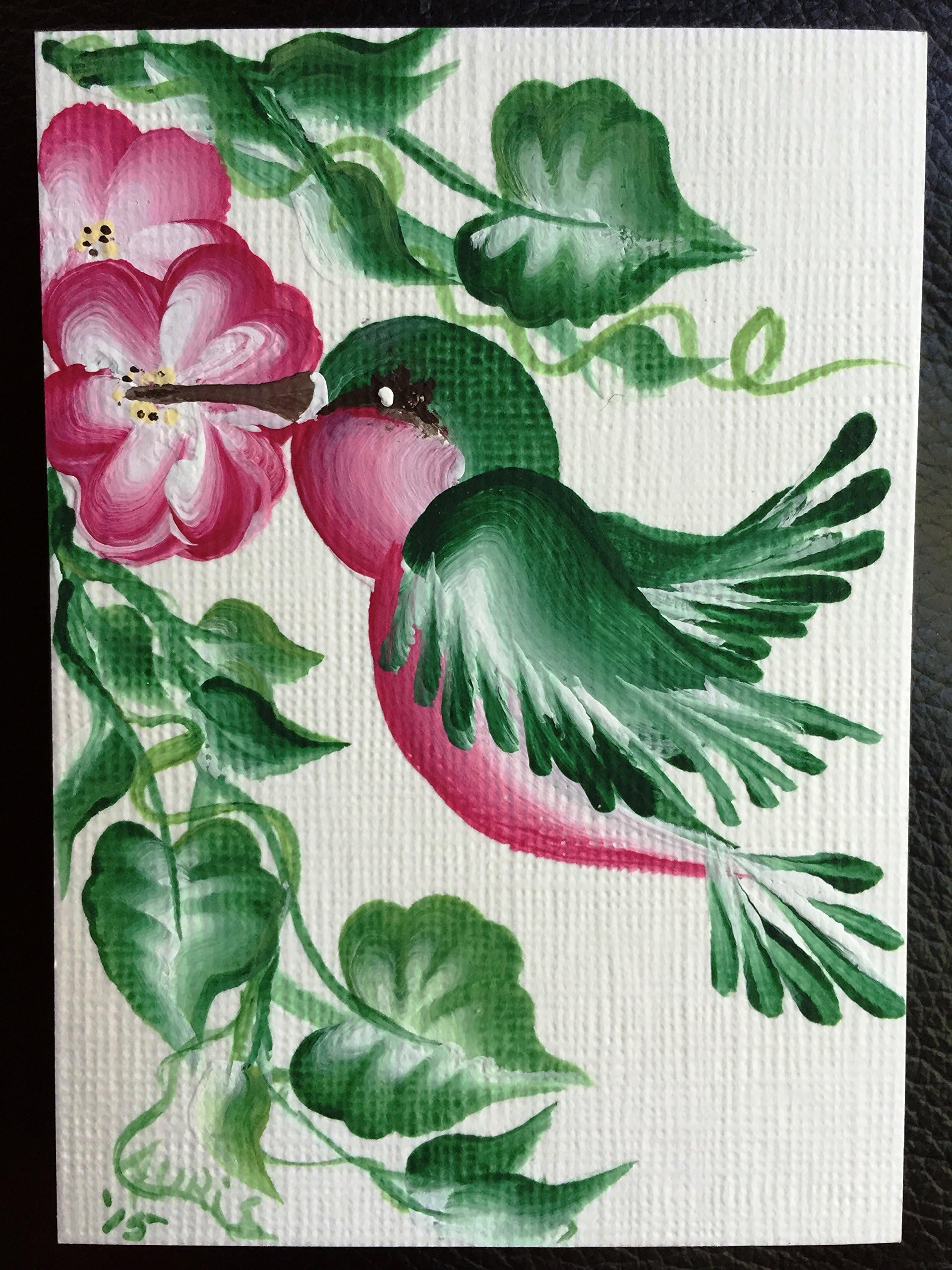 ACEO Original by Lauri Shorter - "Hummingbird"