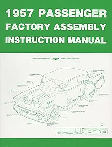 Amazon.com: 1957 CHEVROLET Assembly Manual Book Rebuild: Automotive